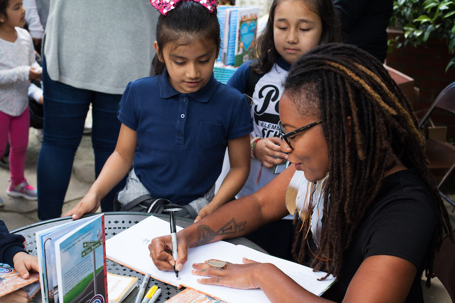 Family Literacy Day at Children’s Fairyland is a Tandem Yearly Highlight!