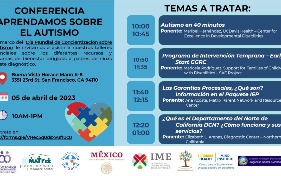 Conferencia Aprendamos Sobre el Autismo